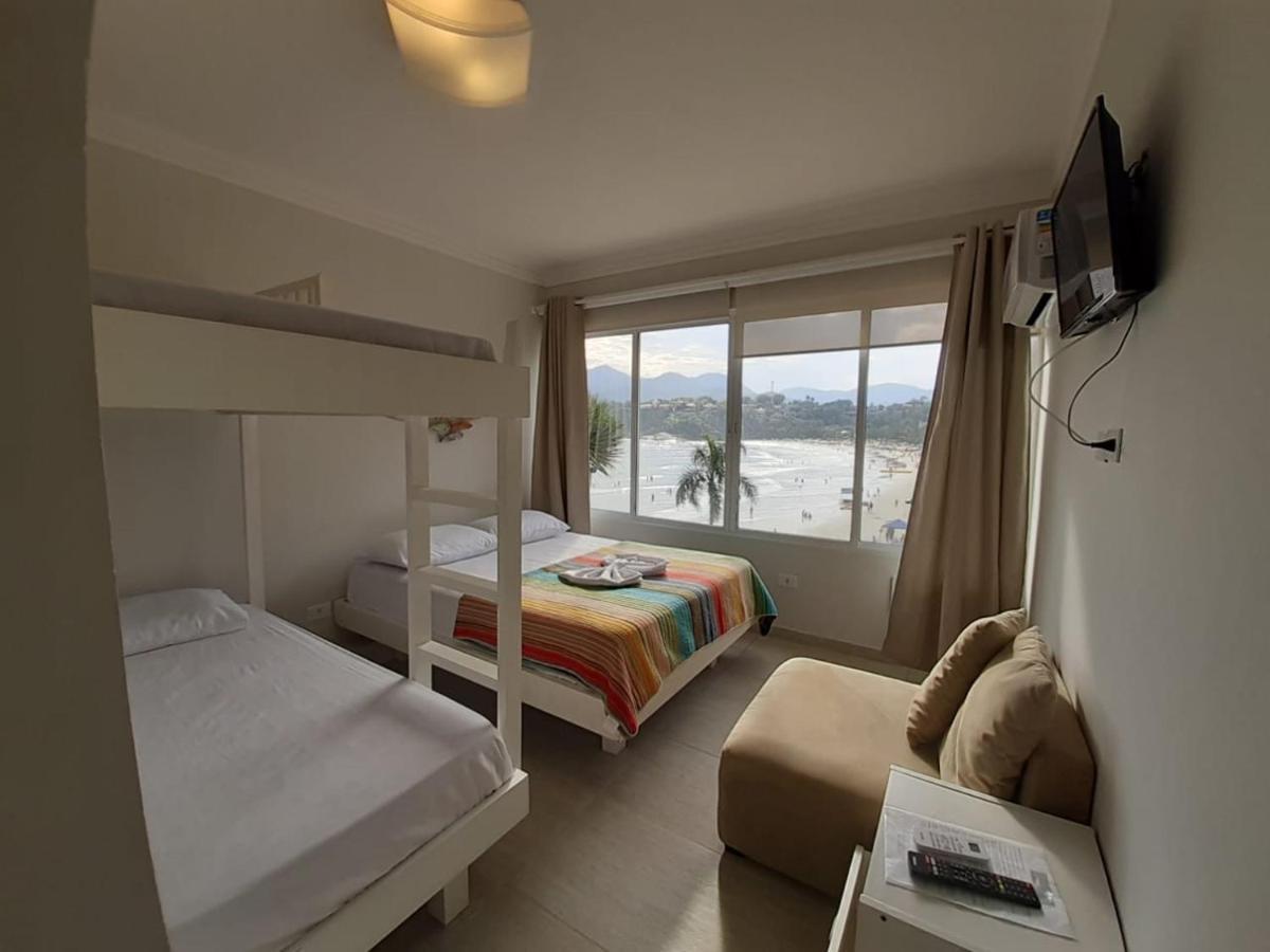 Mansao Tenorio - Suites, Estudio Ou Cobertura Pe Na Areia Ubatuba Buitenkant foto