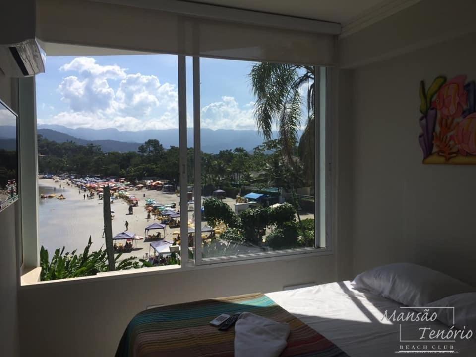 Mansao Tenorio - Suites, Estudio Ou Cobertura Pe Na Areia Ubatuba Buitenkant foto