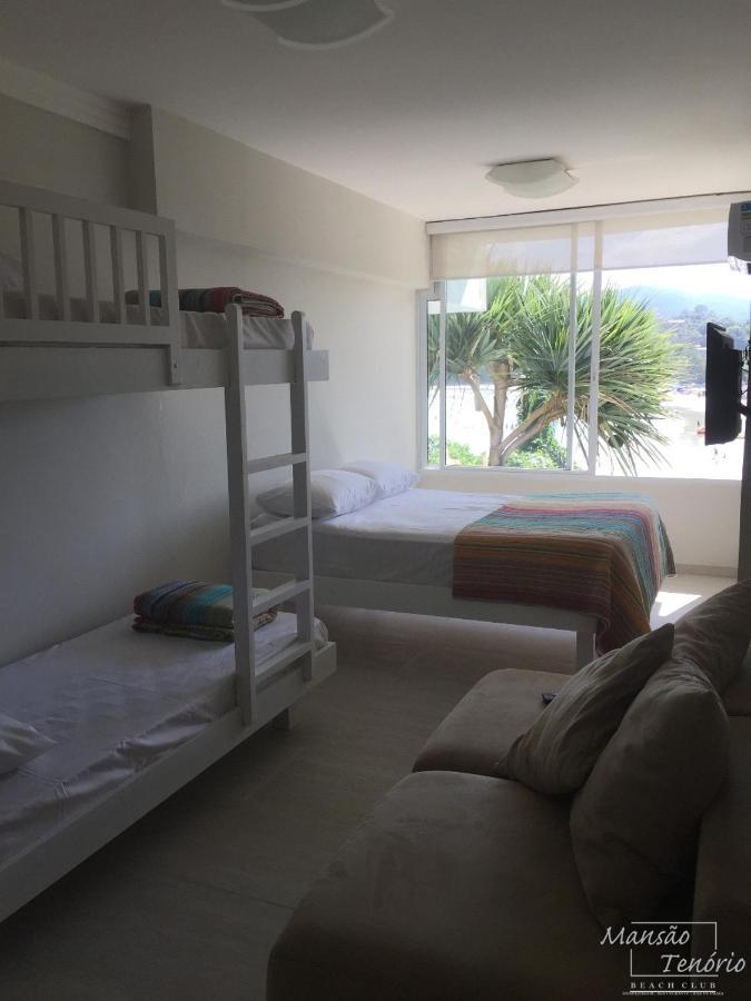 Mansao Tenorio - Suites, Estudio Ou Cobertura Pe Na Areia Ubatuba Buitenkant foto