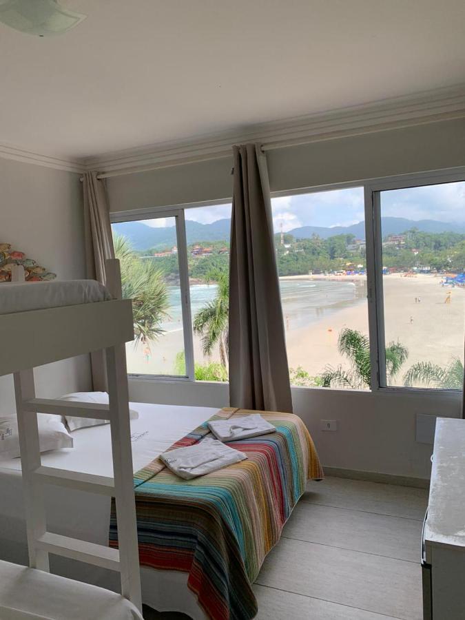 Mansao Tenorio - Suites, Estudio Ou Cobertura Pe Na Areia Ubatuba Buitenkant foto